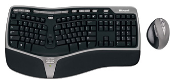 Клавиатура + мышь Microsoft Natural Wireless Ergonomic Desktop 7